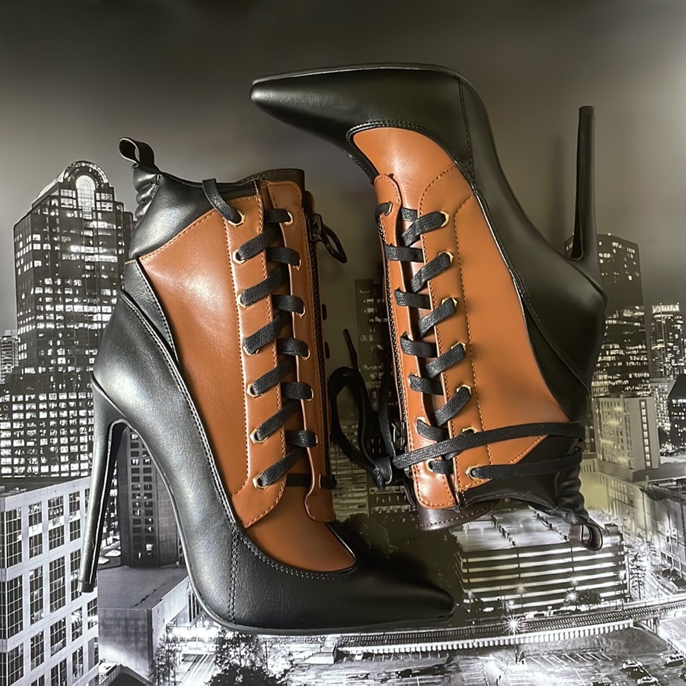 Inherit The Crown Lace Up Boots